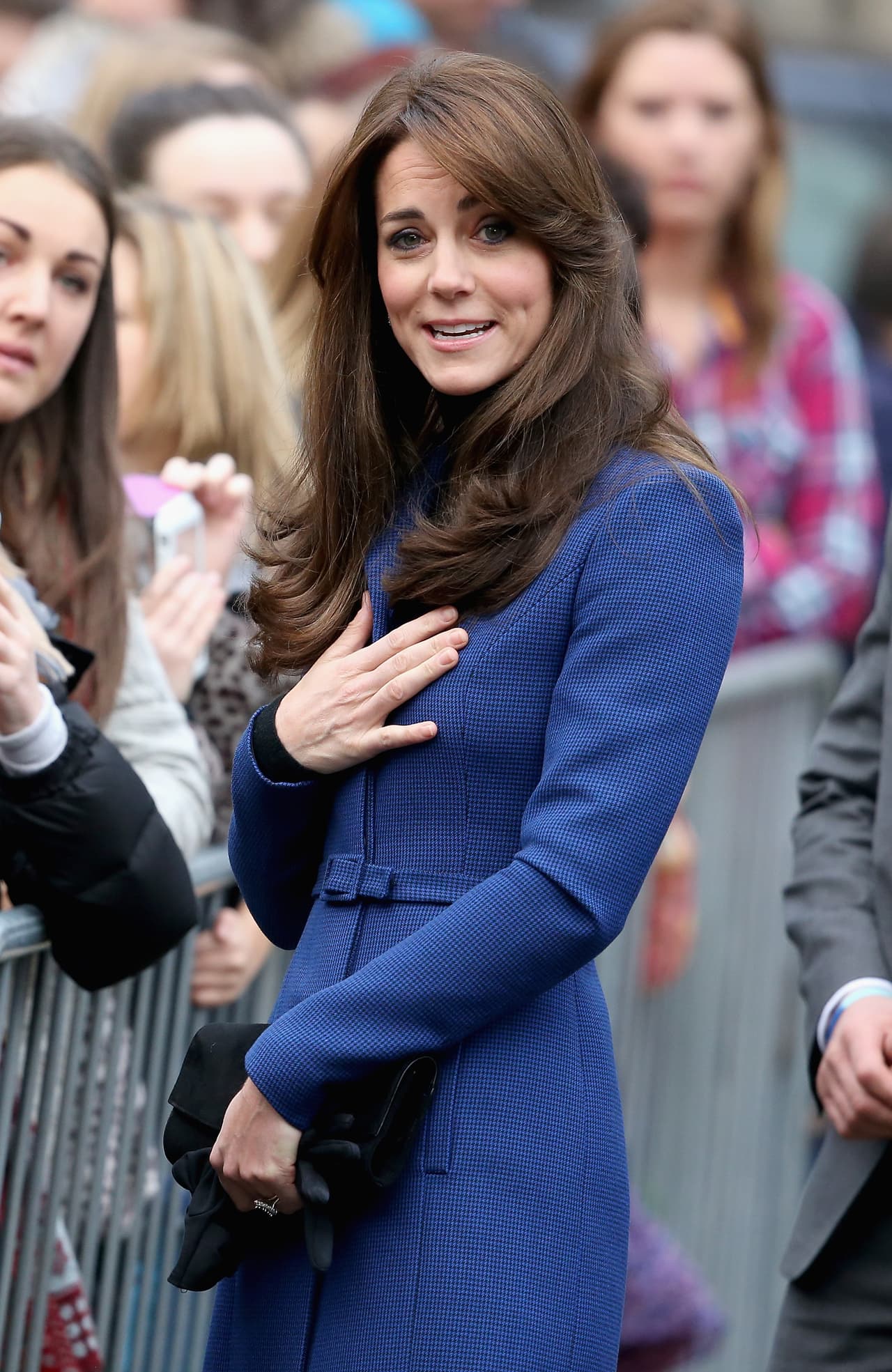 La Duquesa de Cambridge cautivó durante su visita.