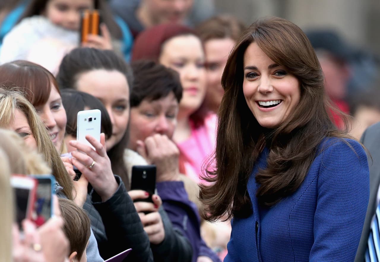 La Duquesa de Cambridge cautivó durante su visita.