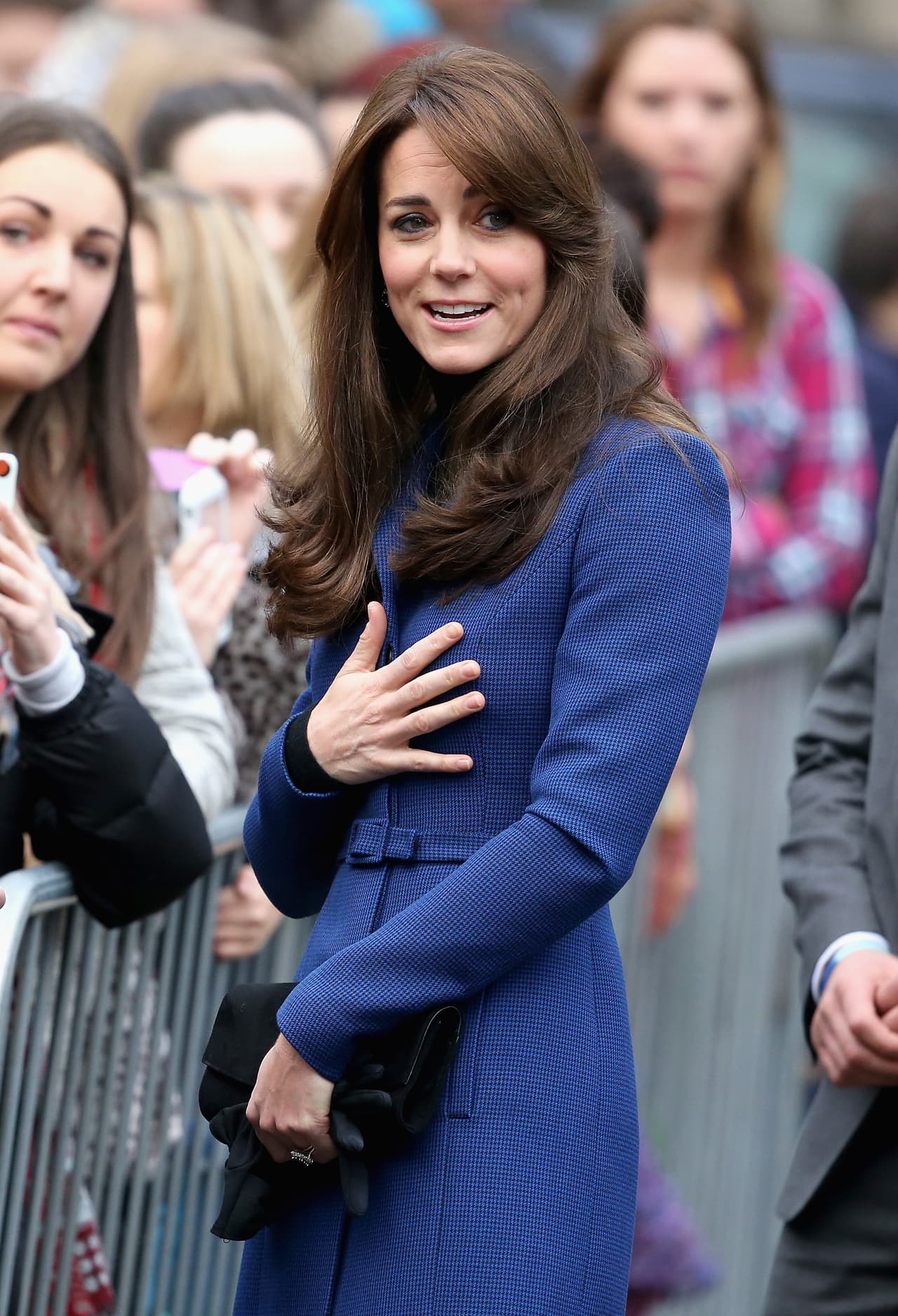 La Duquesa de Cambridge cautivó durante su visita.