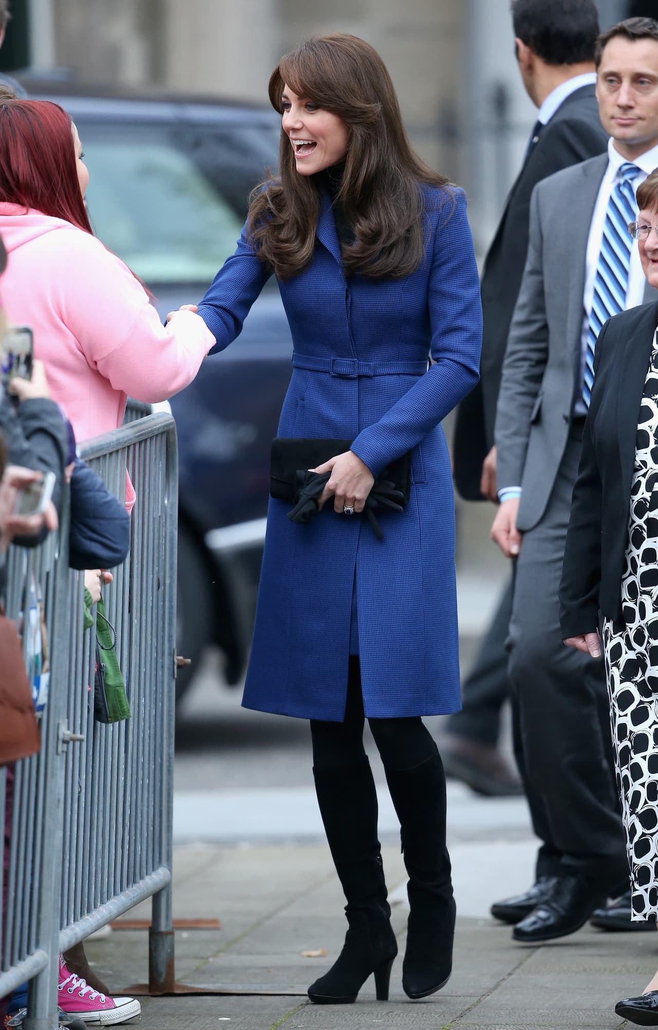 La Duquesa de Cambridge cautivó durante su visita.