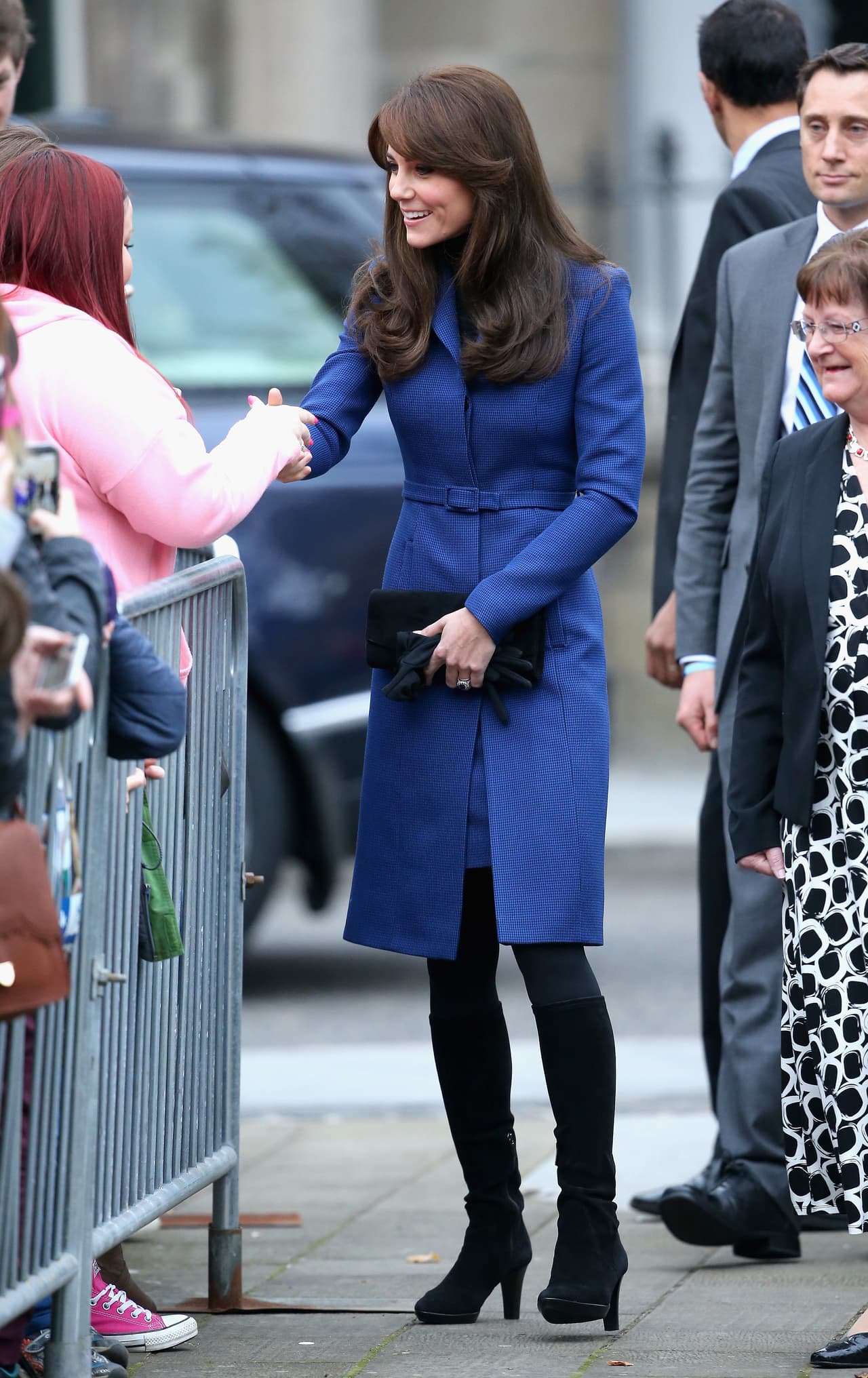La Duquesa de Cambridge cautivó durante su visita.