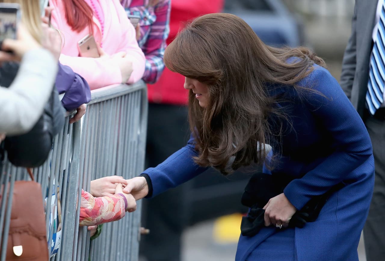 La Duquesa de Cambridge cautivó durante su visita.
