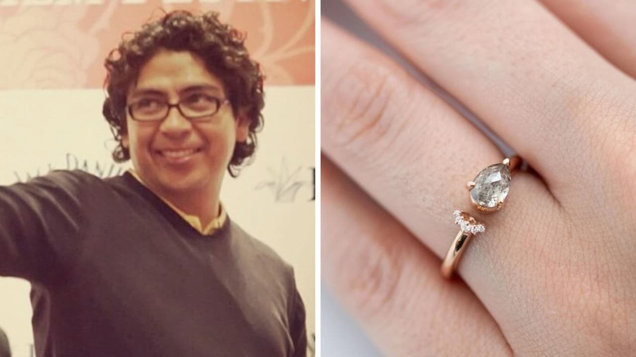 Anillo de Marimar Vega entregado por Jerónimo Rodríguez