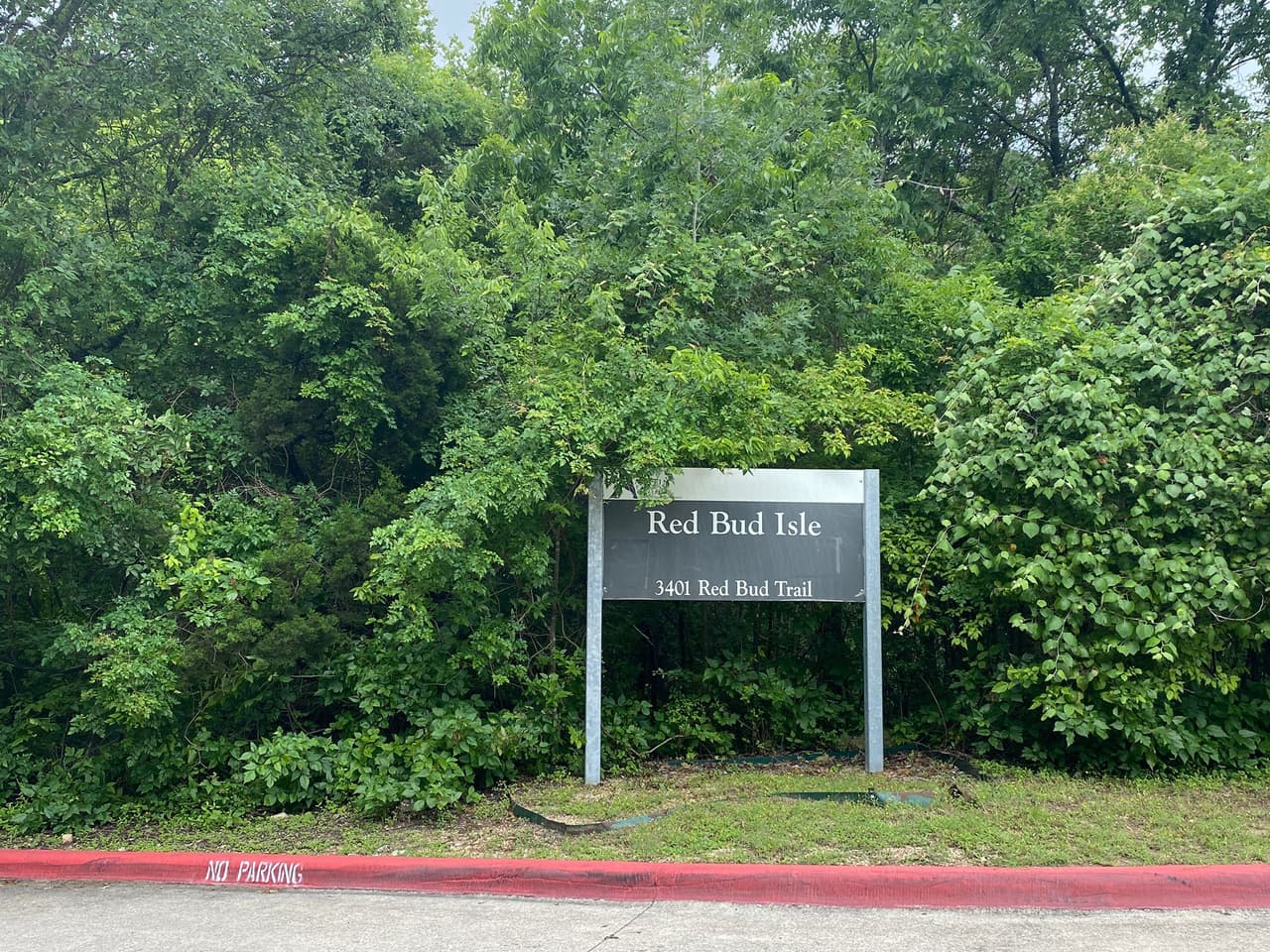 Así luce la entrada de la 'isla escondida'.