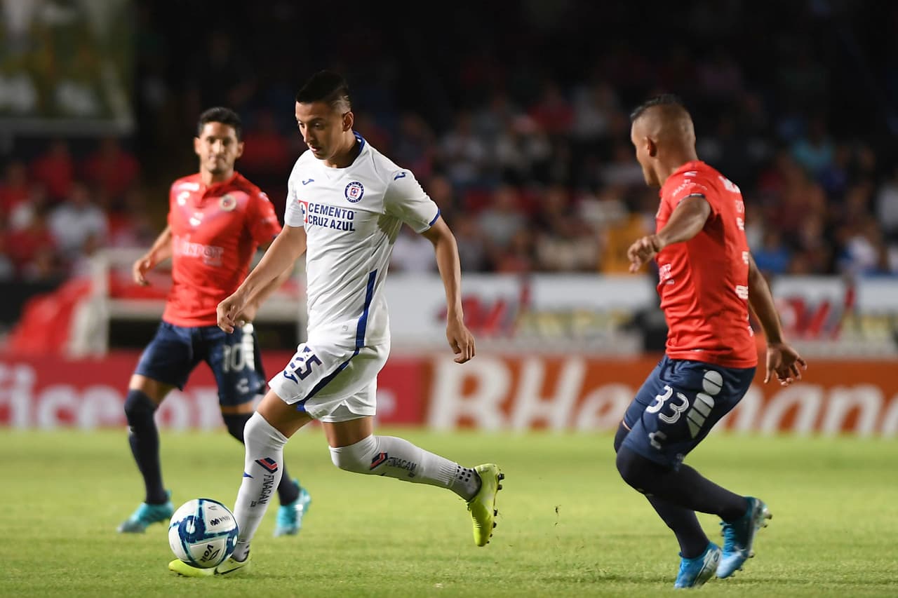 Partido disputado entre Veracruz y Cruz Azul.