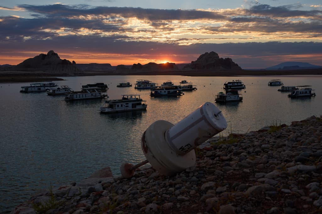 El lago Powell alcanza mínimo histórico y agrava la crisis de agua en Estados Unidos