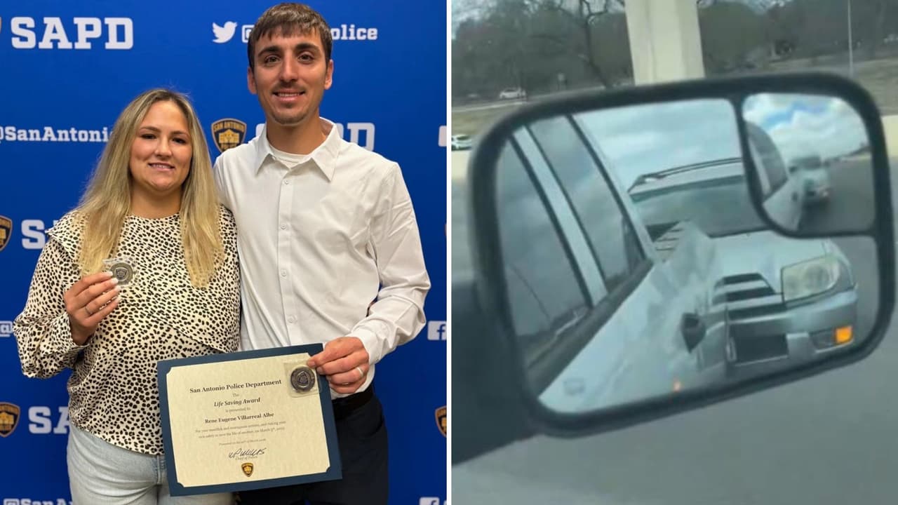 Reconocen como héroes a la pareja que salvó la vida de un conductor al detener auto fuera de control