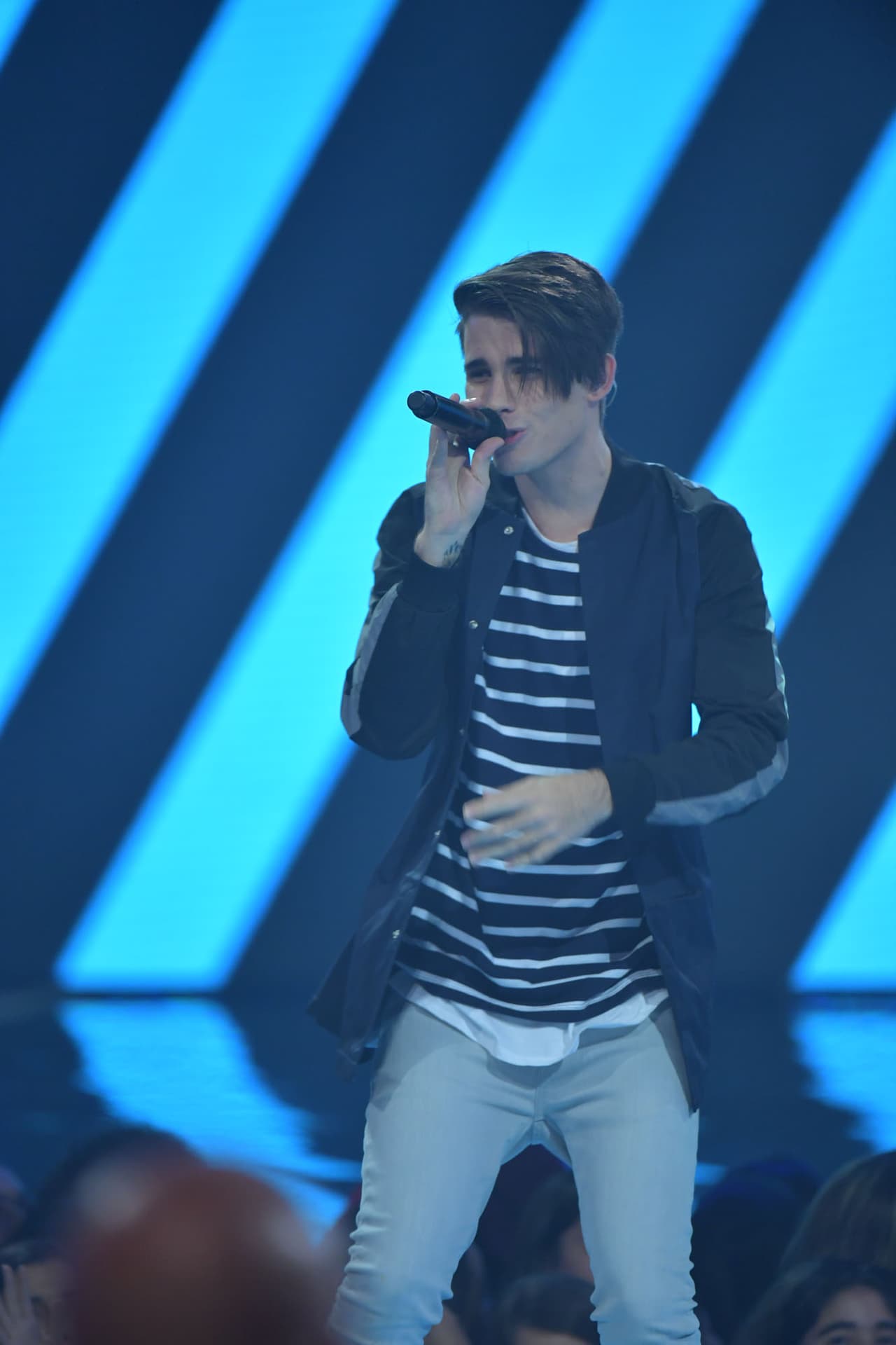 Abdiel Larralde combatió todos sus miedos sobre el escenario.