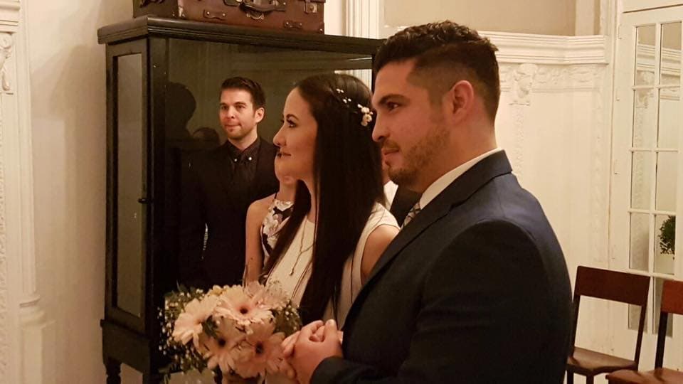 El 4 de enero de 2017, la pareja dio el ‘sí, acepto’
<b>.</b>