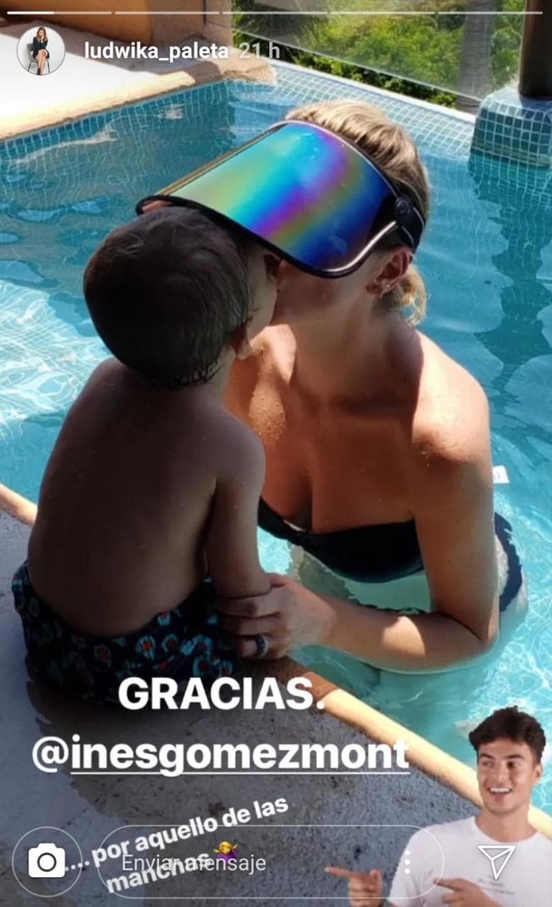 La protagonista de 'Amigas y rivales' también sorprendió al compartir una imagen de Sebastián, uno de sus mellizos.