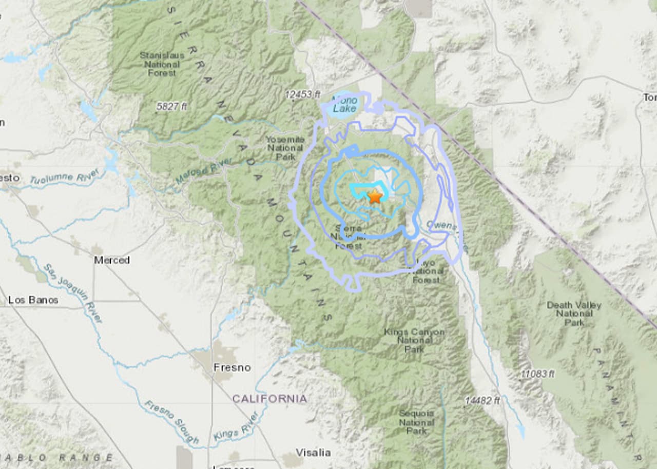 Un sismo de 4.0 remece sectores cercanos del Parque Nacional Yosemite