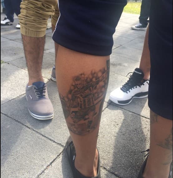 Aficionado de Monterrey se tatuó a Edwin Cardona