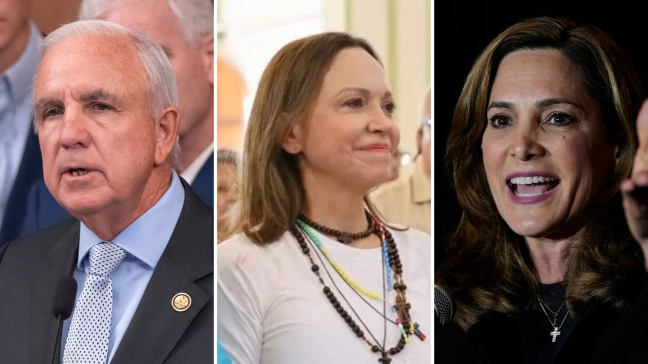 Congresistas Carlos Giménez y María Elvira Salazar reaccionan al regreso de María Corina Machado a Venezuela