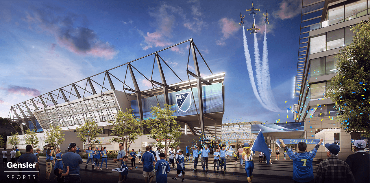 Candidatura de San Diego a la MLS revela planes de un nuevo estadio