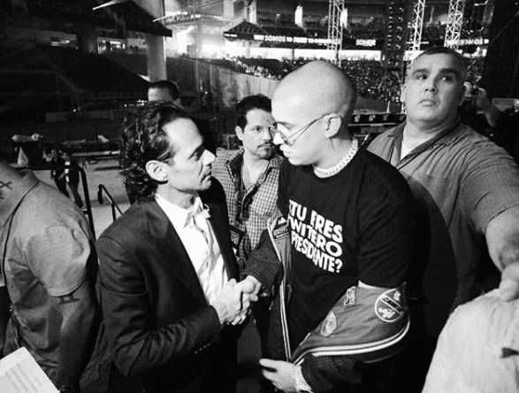 Boricuas in da house! Junto a Marc Anthony.