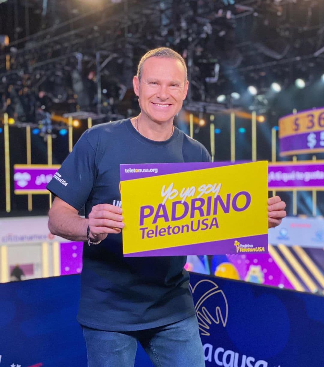 Alan Tacher fue otro de los padrinos de Televisa USA.