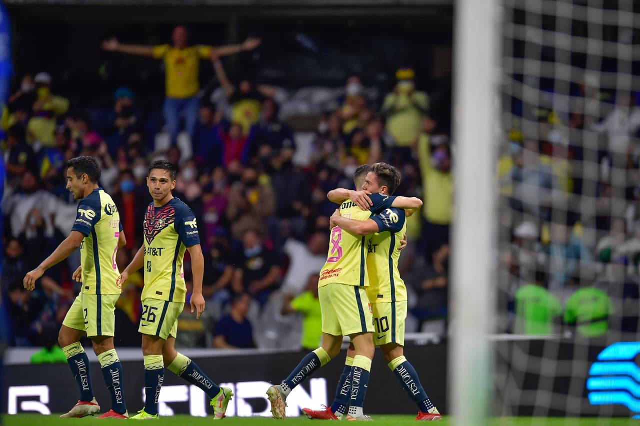 Con goles de Alvaro Fidalgo y Sebastián Córdova, América vence 2-1 a Santos, llegan a 31 puntos y continúan como líderes del torneo.