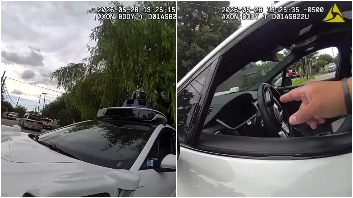 “Está bloqueando la carretera”: Video revela cómo robotaxi de Waymo retrasó acceso a zona de explosión en Texas