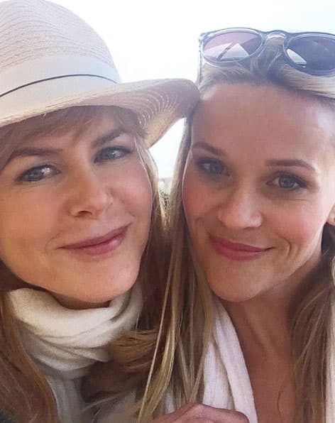 Entre las selfies más populares son cuando se juntan famosos, como aquí, Nicole Kidman y Reese Witherspoon.