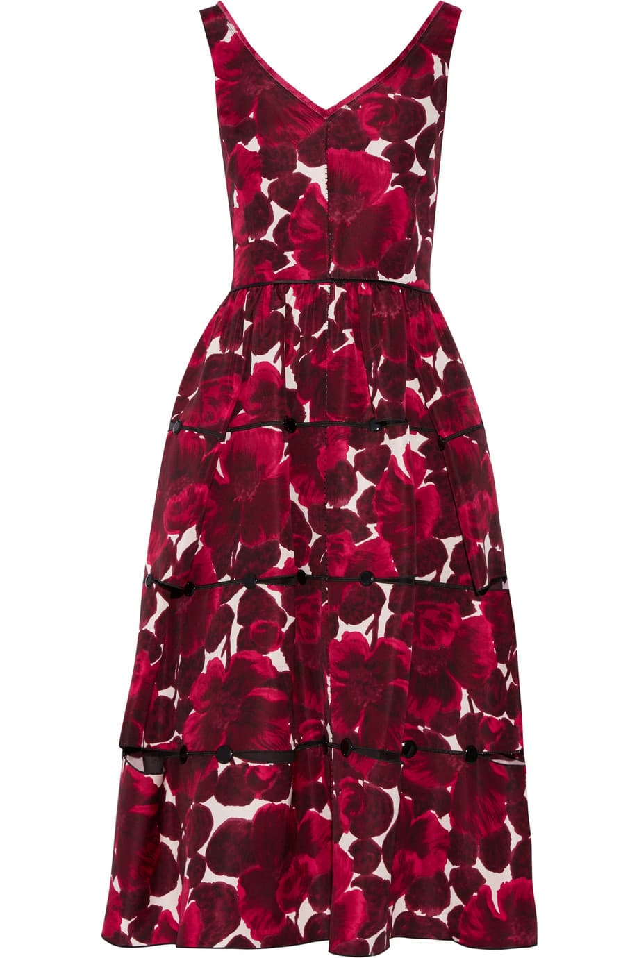 Spanish vibes. Además de las inspiraciones latinas y el misticismo, llega a paso firme en 2016 la sensualidad de las tierras españolas. Diane Von Furstenberg, Marc Jacobs y Oscar de la Renta tienen la dosis perfecta para conquistar al estilo flamenco. En seda, Marc Jacobs, $2,400; Marc Jacobs