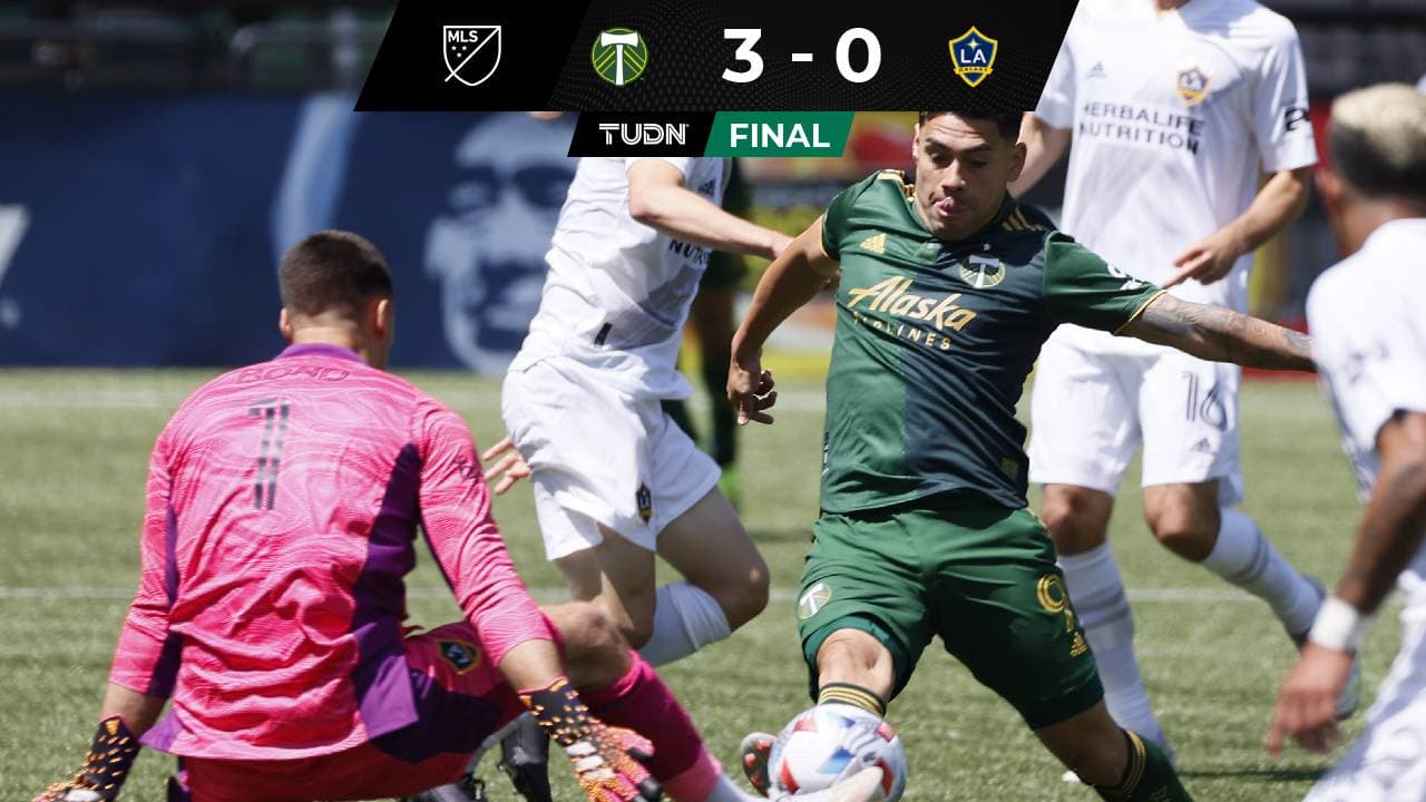 Con doblete de Felipe Mora, Portland goleó al Galaxy de Chicharito