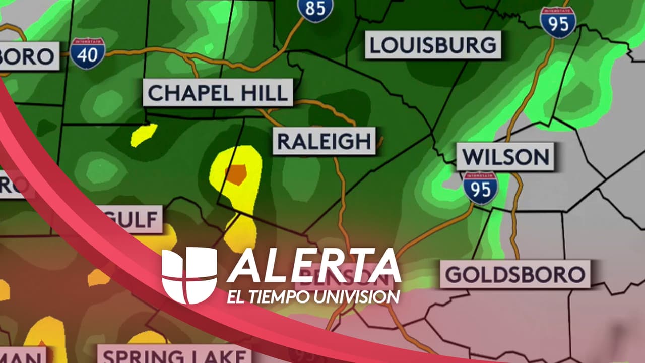 Tormentas dejarán lluvias y fuertes vientos en Carolina del Norte: ¿cuándo pasará este sistema?