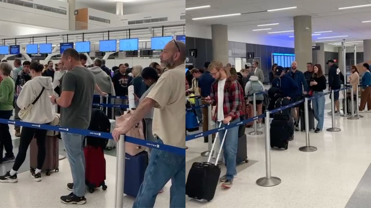 Largas filas y nuevas medidas en IAH y Hobby por falta de personal de la TSA en controles de seguridad