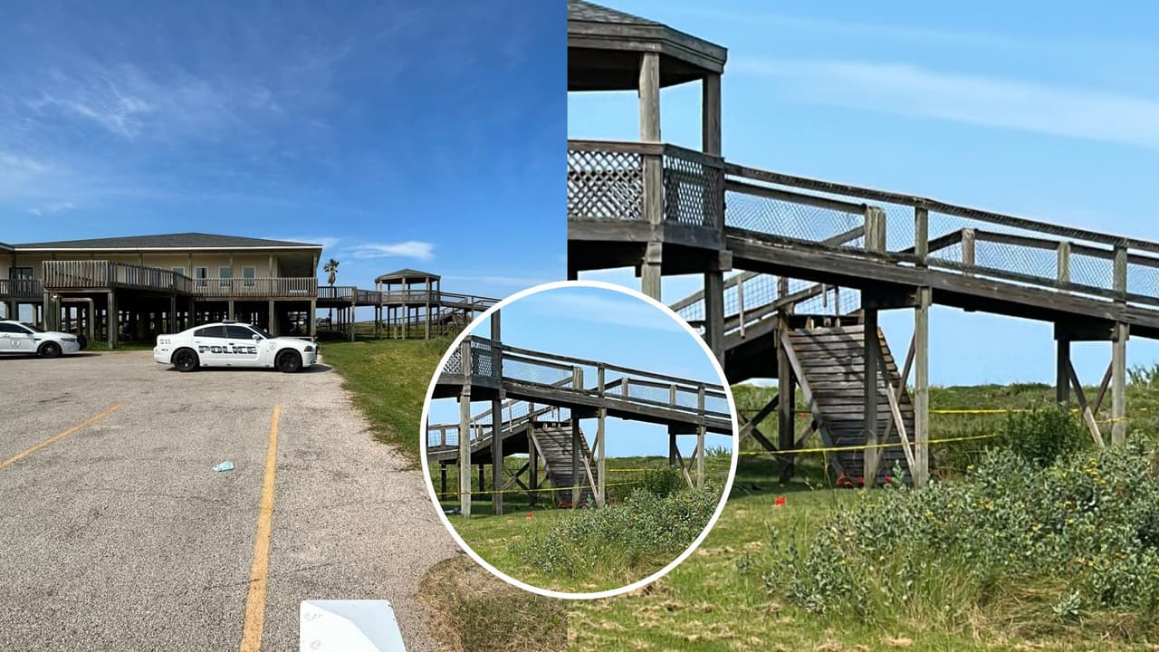 Más de 20 adolescentes resultaron heridos tras derrumbarse una plataforma en un parque de Surfside Beach