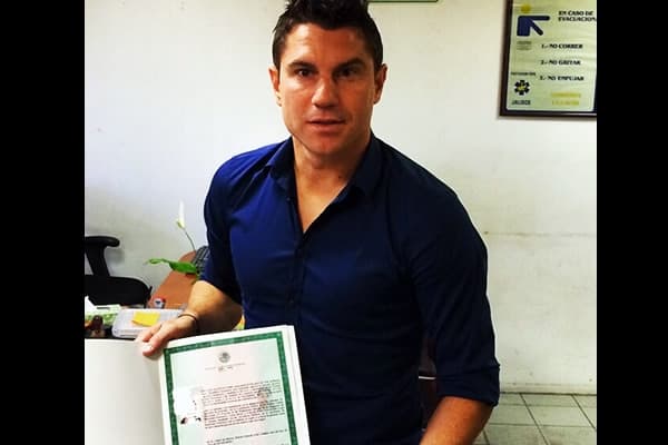 Leandro Cufré consiguió su carta de naturalización mexicana