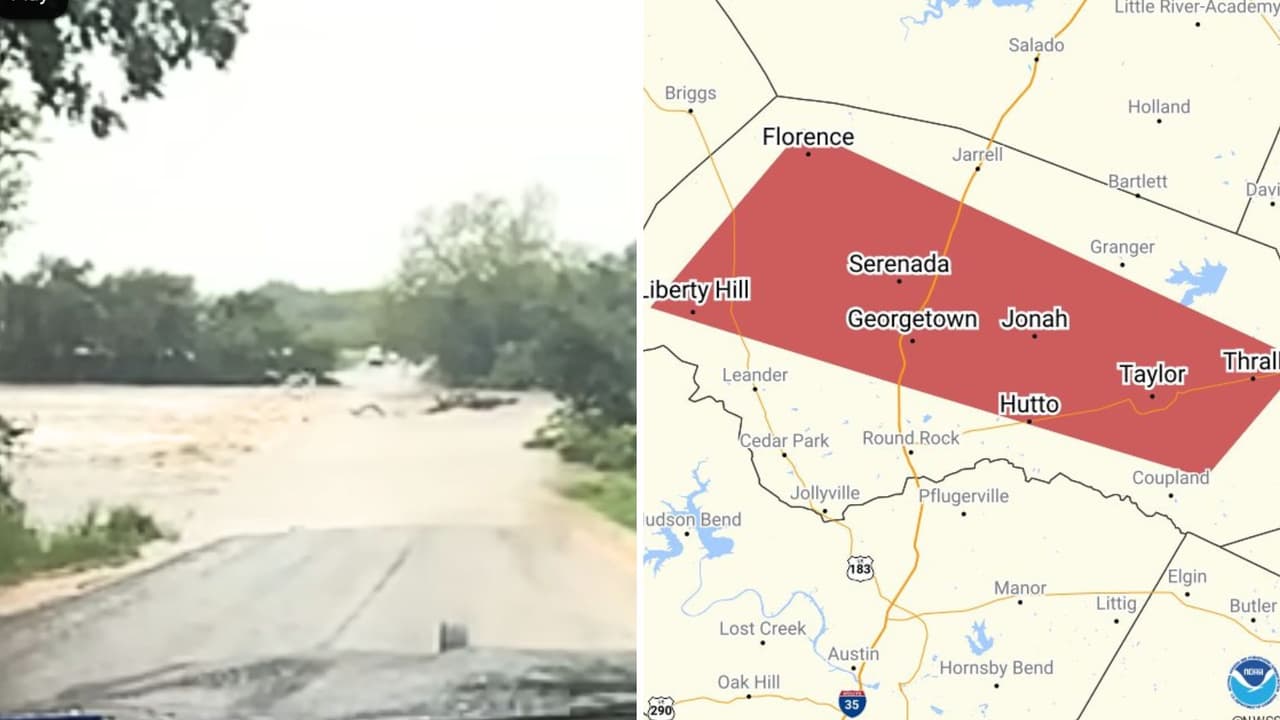 Ordenan evacuar estas zonas del Condado Williamson ante posibles inundaciones repentinas