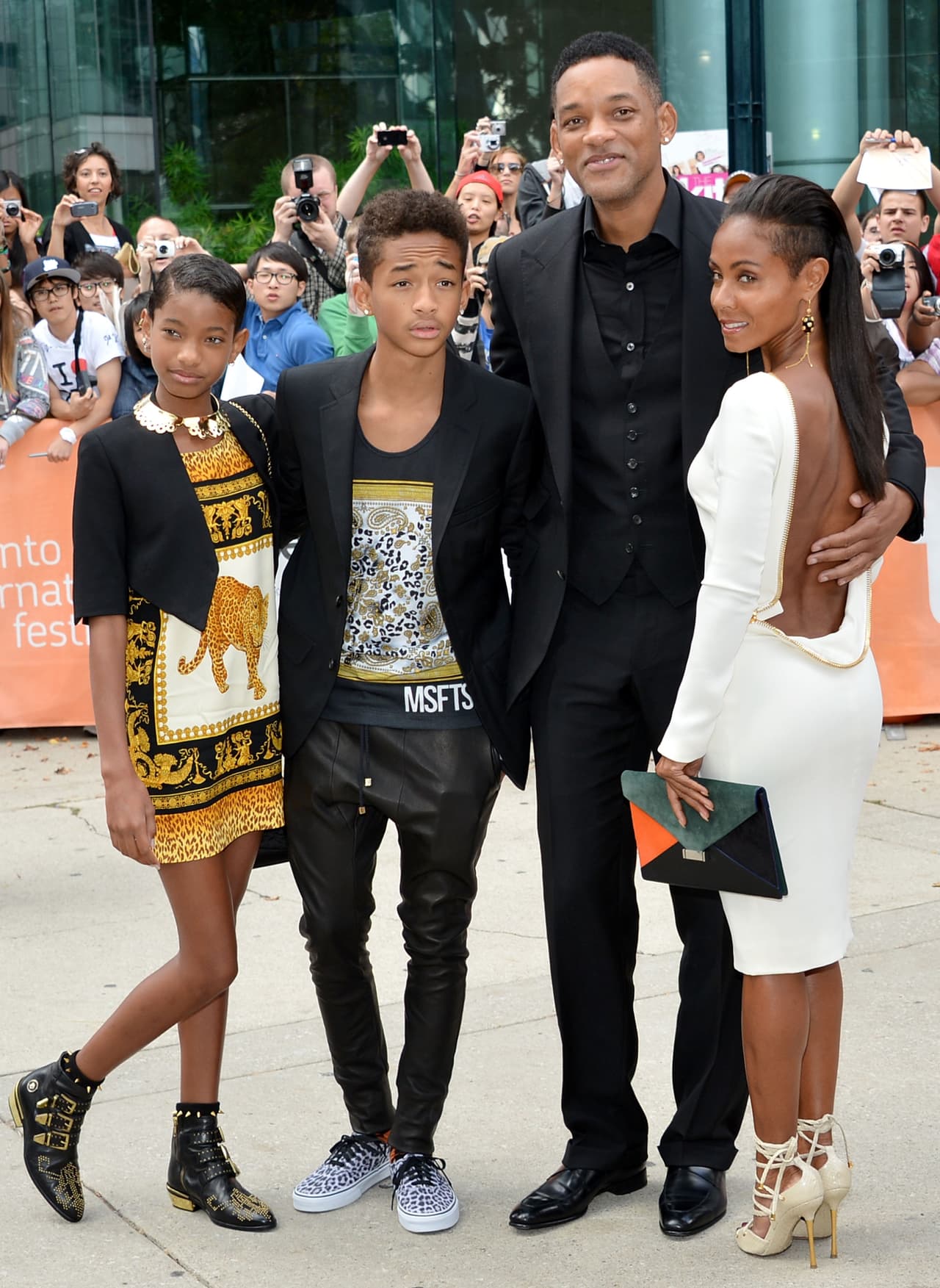 Will Smith también tiene dos hijos, Willow y Jayden.