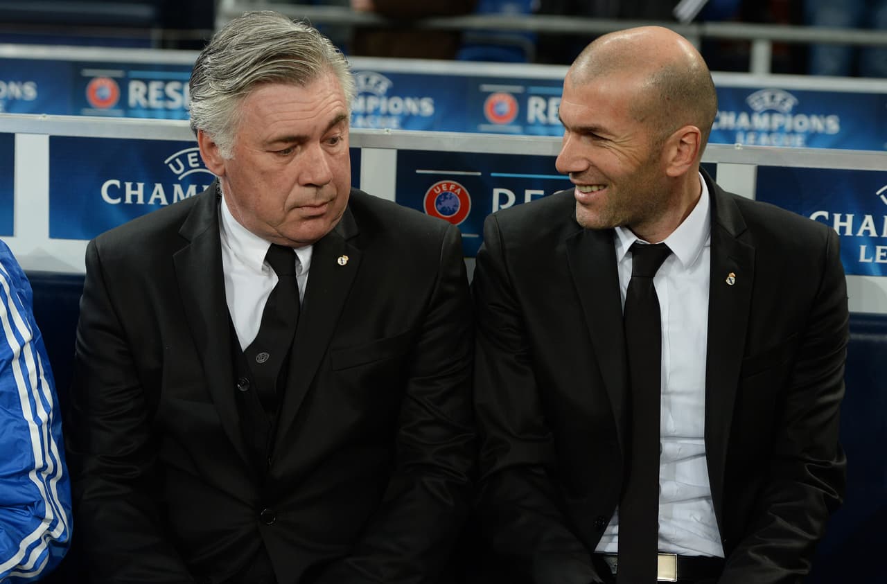 Ancelotti: "Zidane tiene carisma y personalidad para dirigir al Real Madrid"