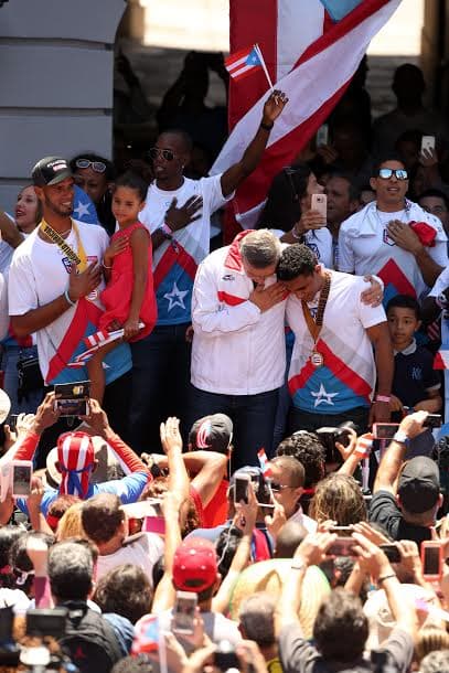 “Qué rico es ser puertorriqueño”, dijo el mandatario en un mensaje en el que apeló a la representación deportiva como símbolo de la identidad puertorriqueña”. En el evento se reconoció a todos los atletas boricuas que representaron la isla en Río 2016 entre y se le entregó una medalla simbólica a Javier Culson y Franklin Gómez.