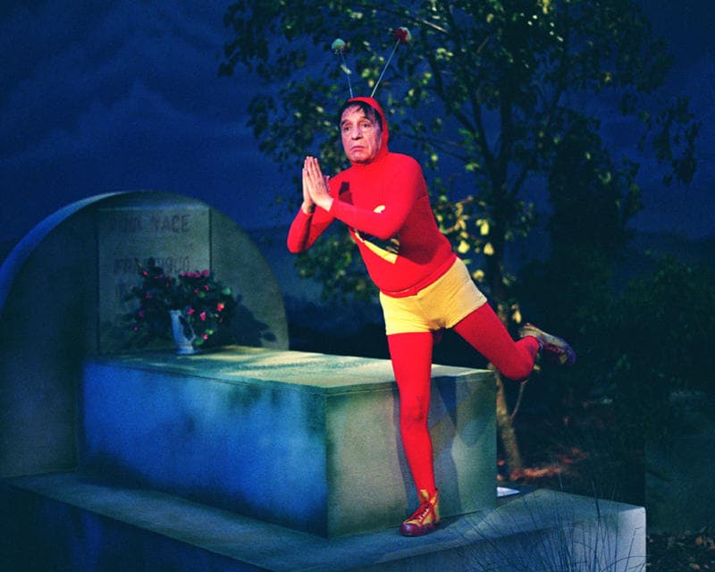 En el programa, siempre se presenta al Chapulín de la siguiente manera: "Más ágil que una tortuga... más fuerte que un ratón... más noble que una lechuga... su escudo es un corazón... es... ¡El Chapulín Colorado!".