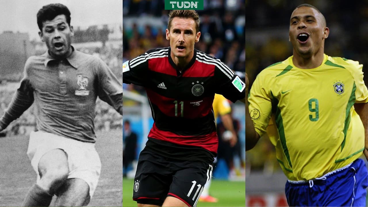 ¿Quiénes son los máximos goleadores en la historia de los Mundiales?