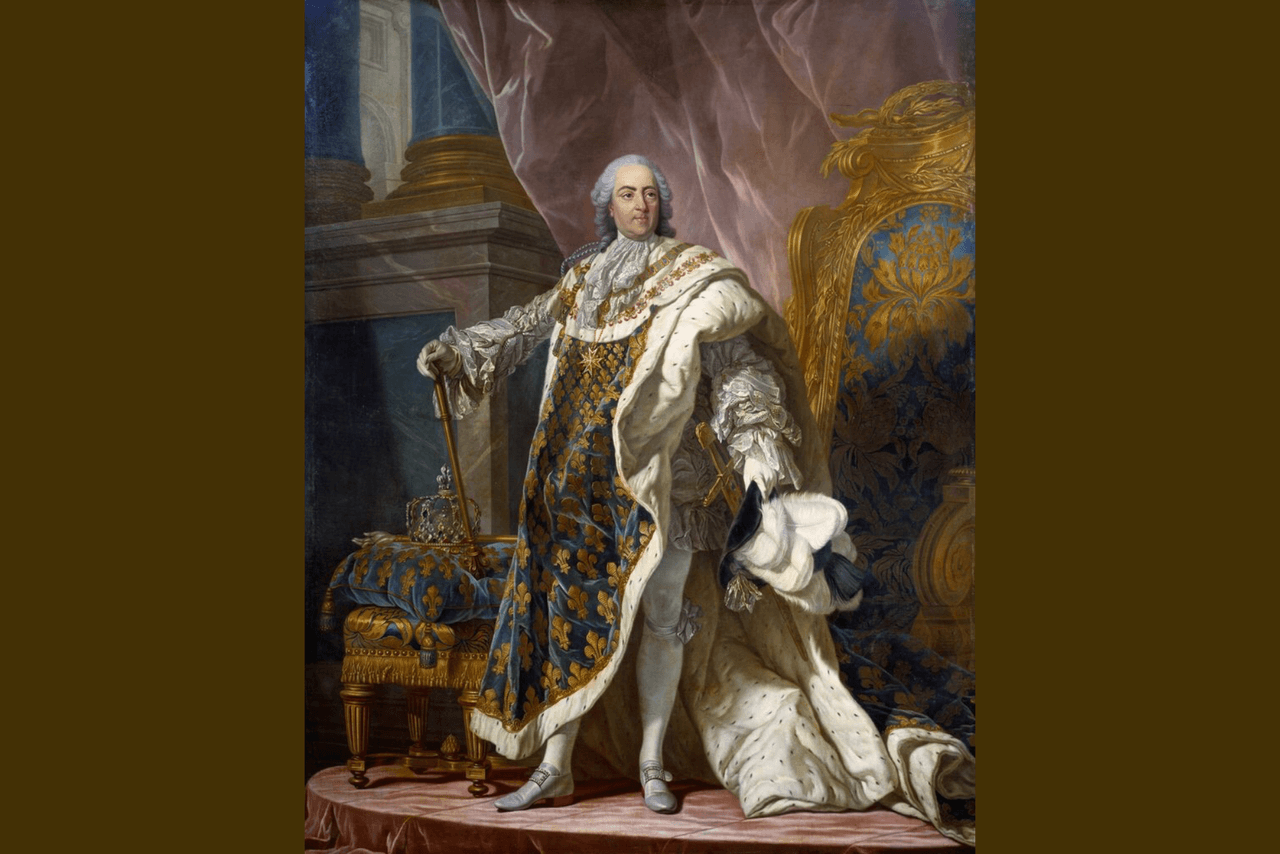 <h3 class="cms-H3-H3">19. Luis XV</h3>
<br>
<br>👑
<b> País:</b> Francia
<br>
<br>👑
<b>Tiempo en el trono:</b> 58 años y 251 días.
<br>
<br>👑
<b> Inicio del reinado:</b> 1 de septiembre de 1715.
<br>
<br>👑
<b>Fin del reinado: </b>10 de mayo de 1774.
<br>