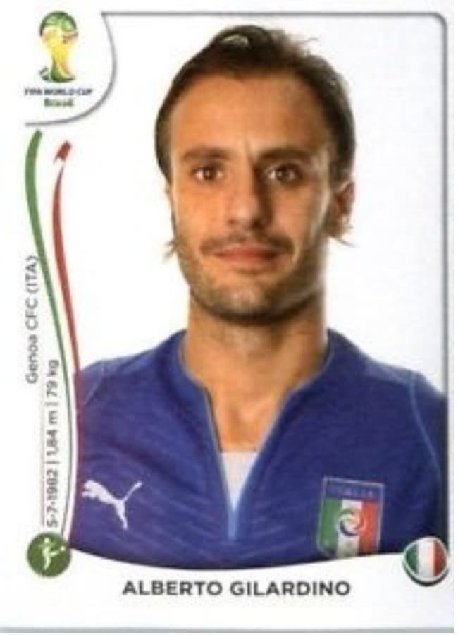 Alberto Gilardino no quedó en la lista final de Italia en Brasil 2014.