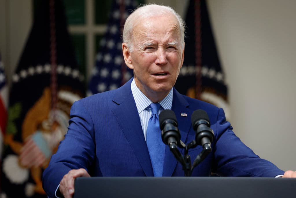 U.S. President Joe Biden speaks during an event in the Rose Garden of the White House September 15, 2022 in Washington, DC.