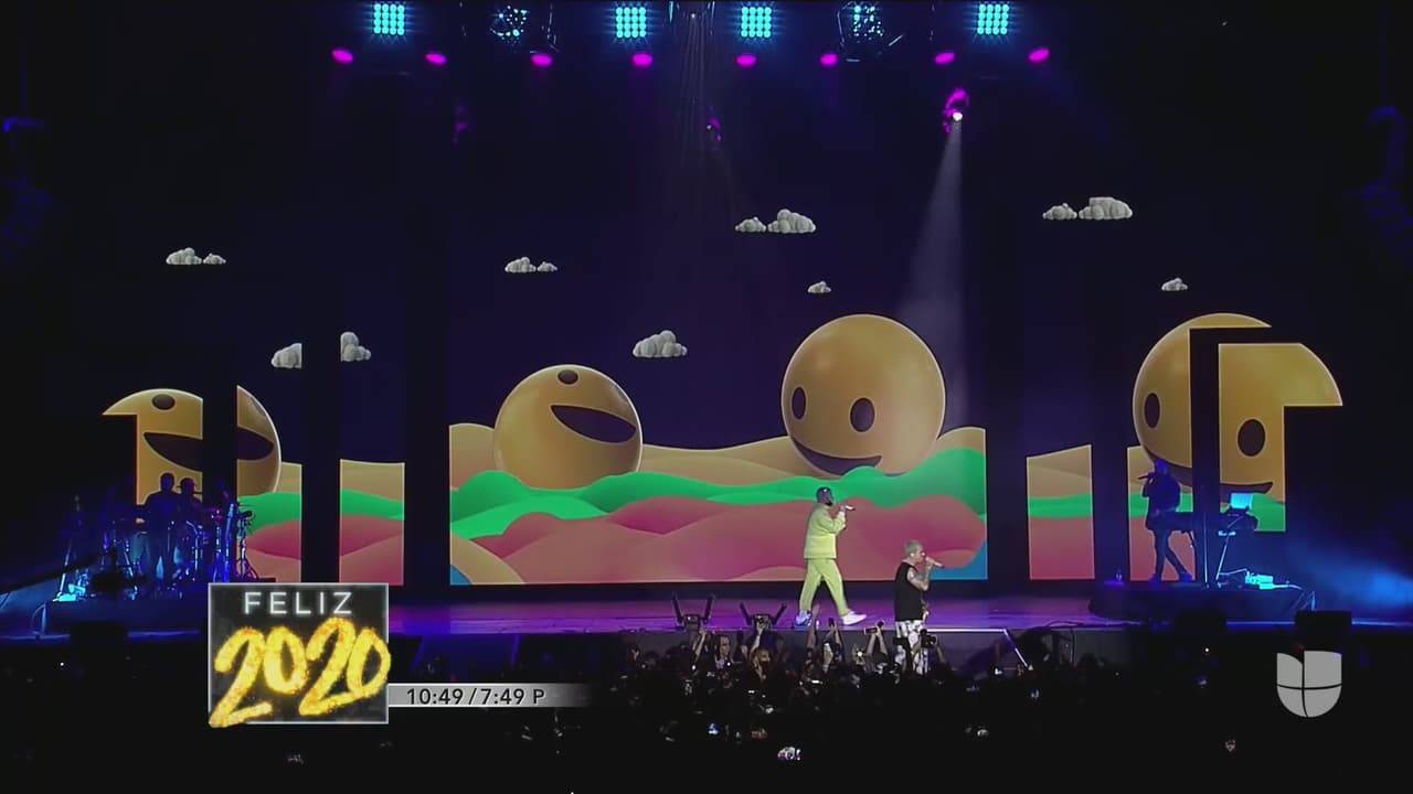 Desde el escenario de Uforia concert se transmitió un número especial de J Balvin y Bad Bunny.