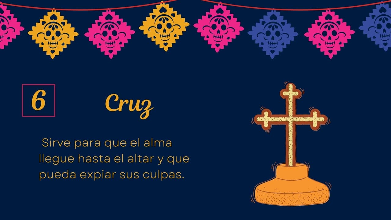 A veces la cruz está formada con ceniza, otras veces con sal o pétalos de cempasúchil.
<br>