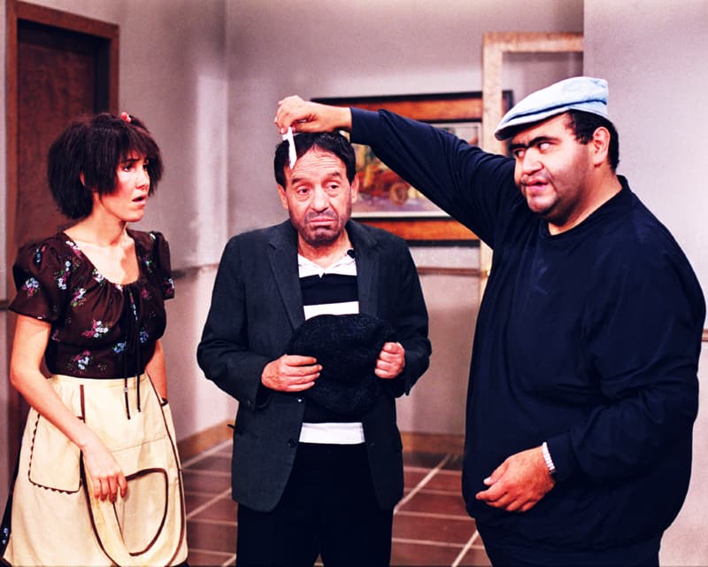 El peine blanco que usaba el 'Botija' para aplicarle correctivos al 'Chómpiras' era característico del sketch.