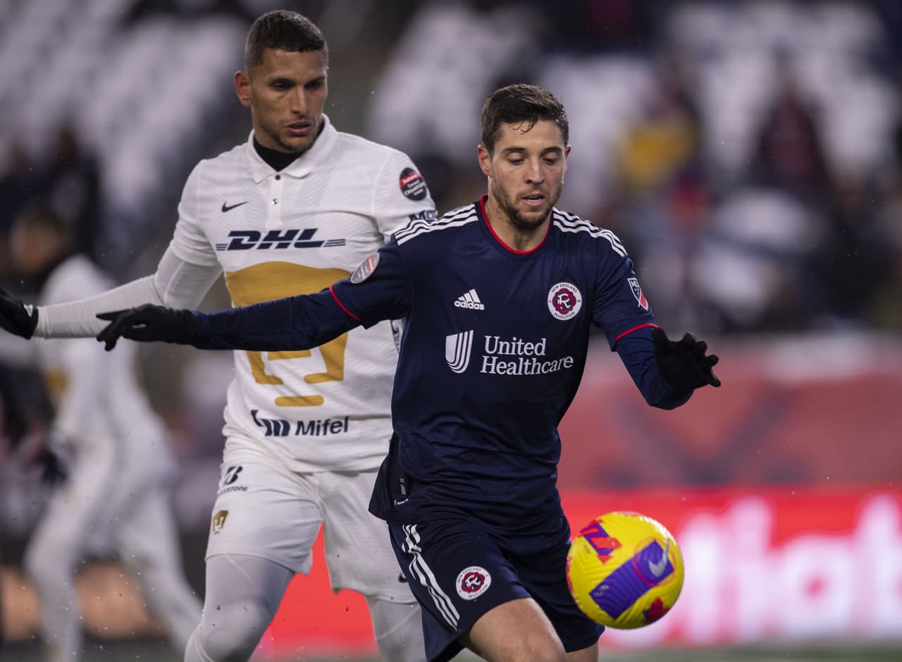 New England Revolution fue muy superior a los Pumas y se impuso gracias a un doblete de Adam Buksa y otro tanto de Sebastian Lletget.