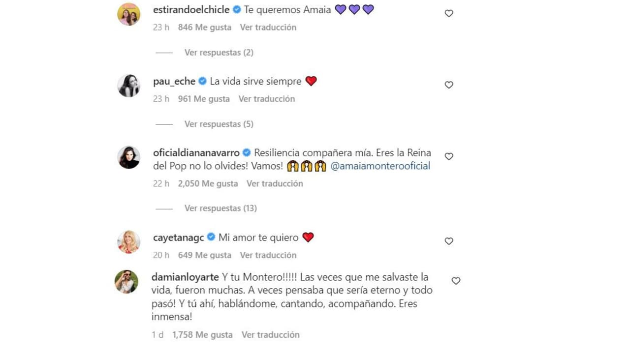 Fans reaccionan a foto de Amaia Montero