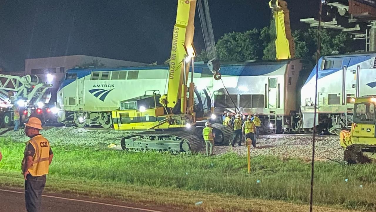 Accidente tren Amtrak
