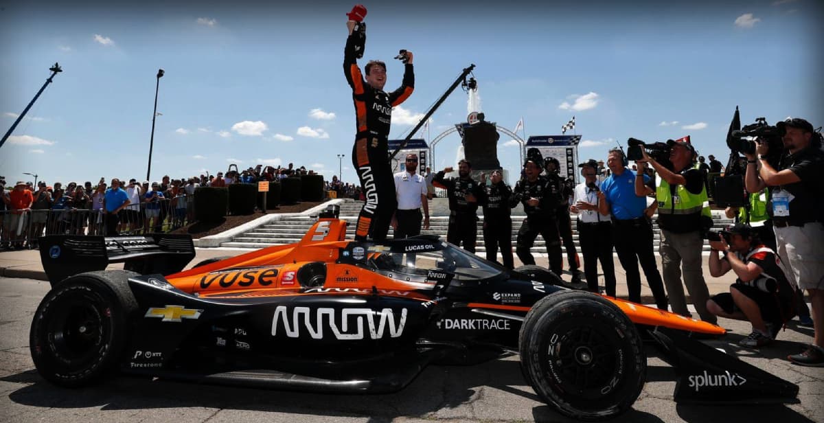 Patricio O'Ward logra su segunda victoria en la Indy Car