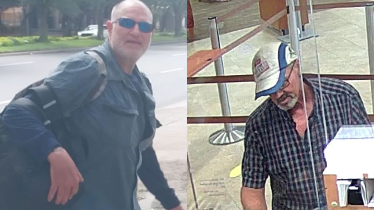 El FBI busca identificar y arrestar a un ladrón serial de bancos en Houston