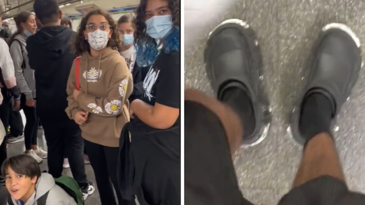 Niños se burlaron de los zapatos "feos" de un hombre y quedaron impactados al saber la marca