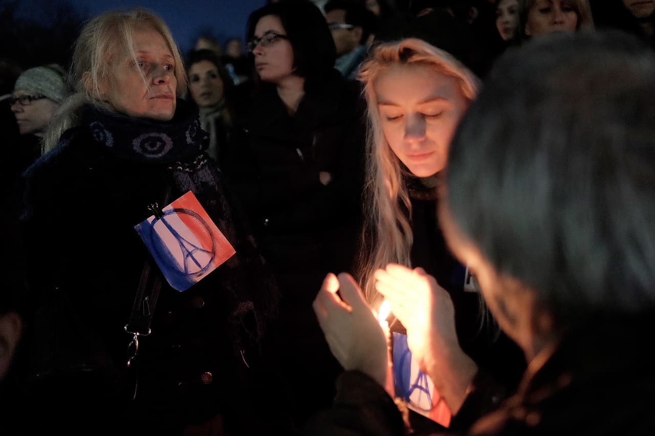 Una vigilia en la Plaza Lafayette, frente a la Casa Blanca, en Washington