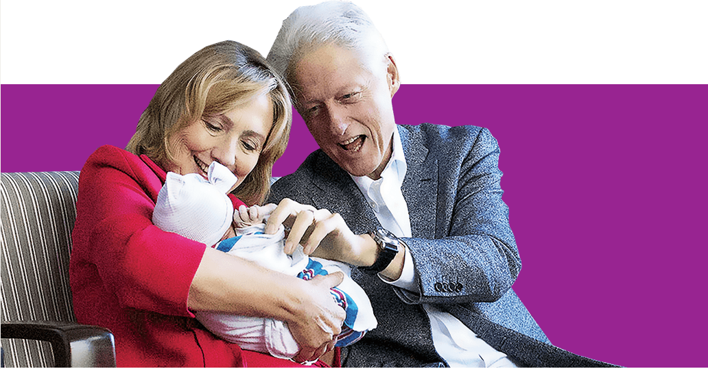 La “abuela” Clinton aprovecha campaña para pedir respeto a Trump