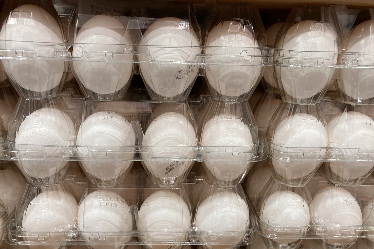 Huevos a casi $5: por qué los precios del cartón tardarán en bajar en los supermercados de EEUU